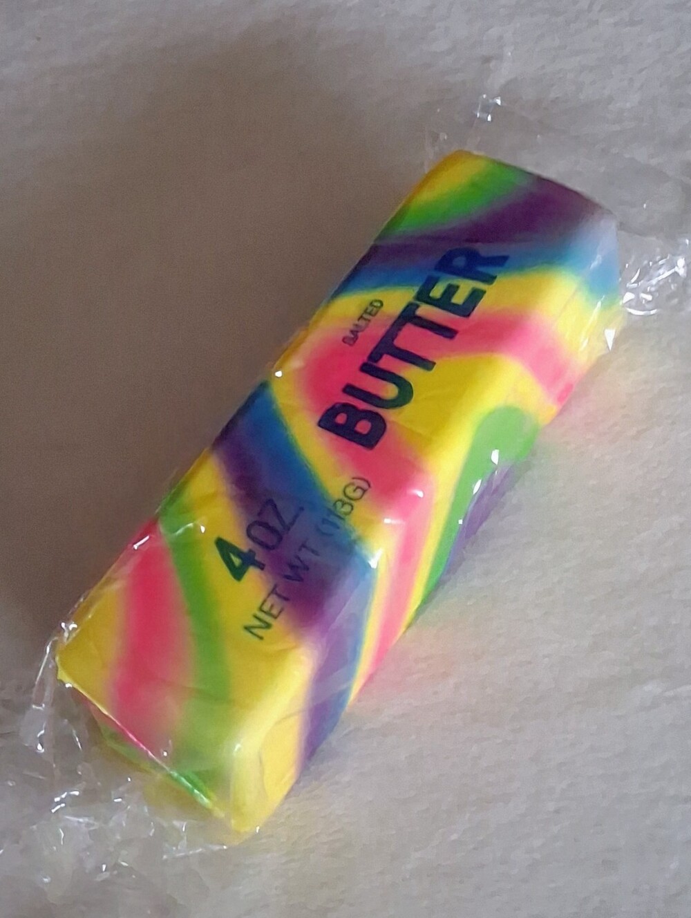 Rainbow Butter scented Squishy/Stress Toy Slow- Rise rebound sqishy ("4oz")